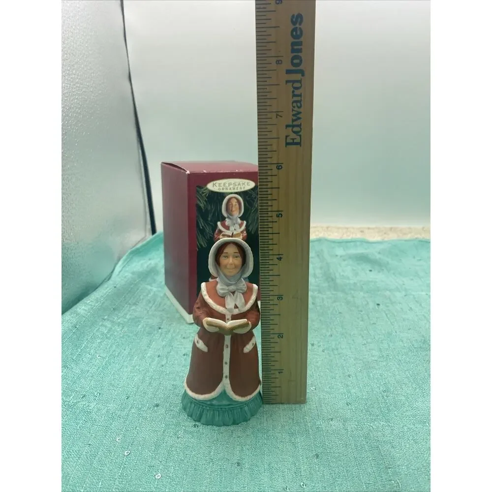 Hallmark '1993 Lady Daphne' Dickens Series Porcelain Bell Ornament
